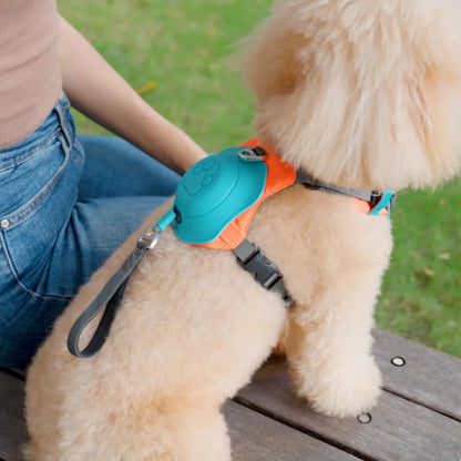 2-in-1 Dog Harness with Built-in Leash